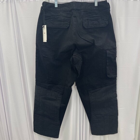 Honor The Gift Men's Paratrooper Cargo Cropped Pants, Black Size 32 - NWT - Picture 2 of 5
